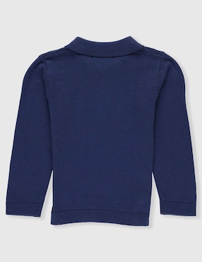 Playera tipo polo Mon Caramel de algodón para bebé niño