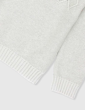 Suéter texturizado Mon Caramel para bebé unisex