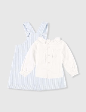 Conjunto Mon Caramel de algodón para bebé niña
