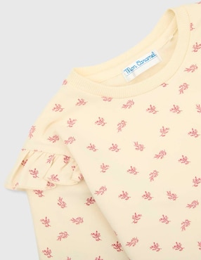 Conjunto pants Mon Caramel de algodón para bebé niña