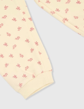 Conjunto pants Mon Caramel de algodón para bebé niña