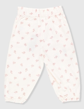 Pantalón jogger mon caramel para bebé niña