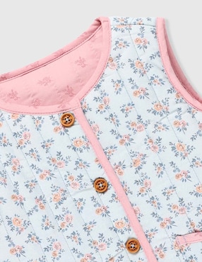 Chaleco Mon Caramel con bolsillos para bebé niña
