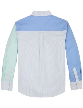 Camisa casual Tommy Hilfiger de algodón manga larga para niño