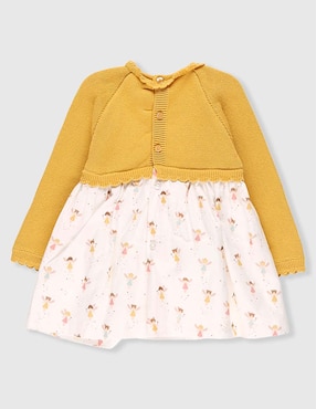 Vestido Mayoral manga regular para bebé niña