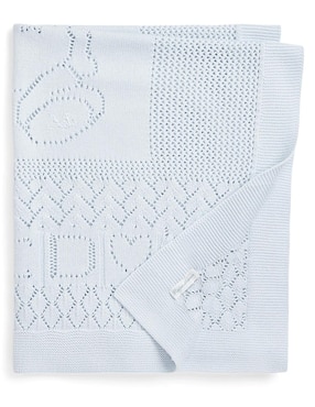 Cobija de tejido punto Polo Ralph Lauren para bebé niño