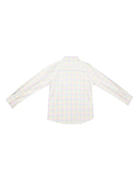 Camisa casual Ferrioni Blaine de algodón manga larga para niño