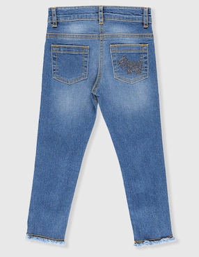 Jeans straight Ferrioni para bebé niña