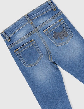 Jeans straight Ferrioni para bebé niña