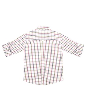 Camisa casual Ferrioni Zigola de algodón manga larga para niño