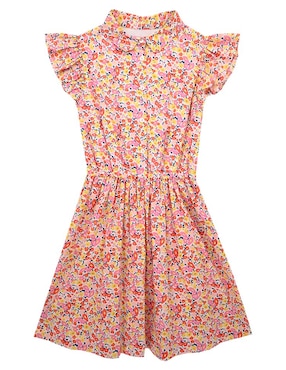 Vestido Ferrioni Bouquet manga mariposa para niña