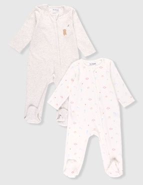 Mameluco Mon Caramel de algodón infantil