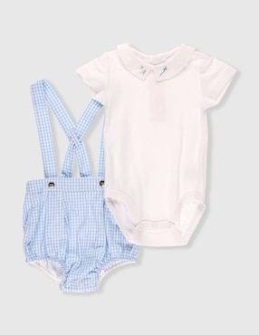 Conjunto Mon Caramel de algodón para niña