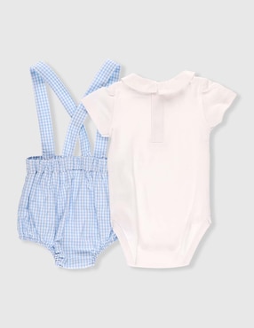 Conjunto Mon Caramel de algodón para niña