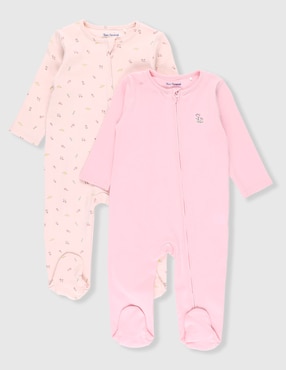 Set de mamelucos Mon Caramel de algodón para bebé niña