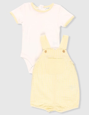 Conjunto Mon Caramel de algodón para bebé