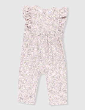 Jumpsuit Mon Caramel de algodón para bebé niña