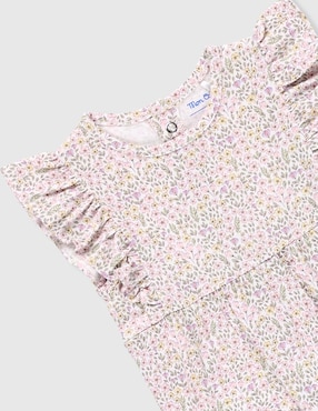 Jumpsuit Mon Caramel de algodón para bebé niña