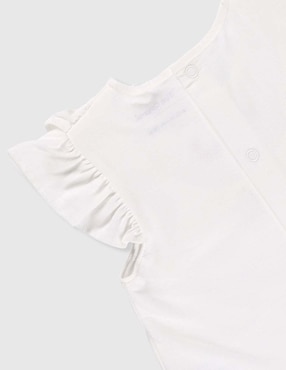 Playera Mon Caramel manga corta para bebé niña