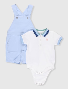 Conjunto casual Mon Caramel de algodón para bebé