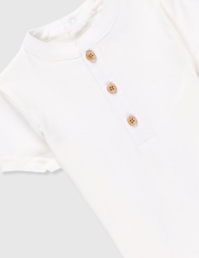 Conjunto casual Mon Caramel de algodón para niño