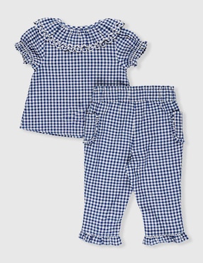 Conjunto Mon Caramel de algodón para niña