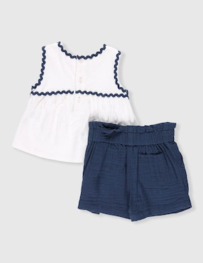 Conjunto Mon Caramel de algodón para bebé niña