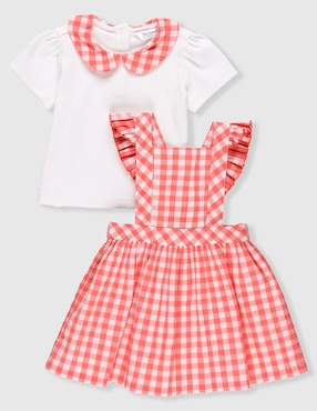 Conjunto casual Mon Caramel de algodón para bebé niña