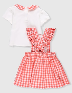 Conjunto casual Mon Caramel de algodón para bebé niña