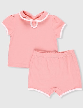 Conjunto Mon Caramel de algodón para bebé niña