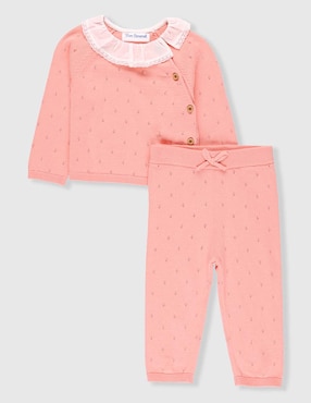 Conjunto Mon Caramel de algodón para bebé niña