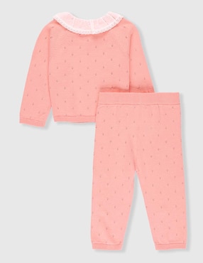 Conjunto Mon Caramel de algodón para bebé niña