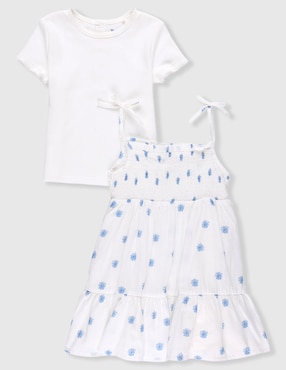 Conjunto vestido Mon Caramel para bebé niña
