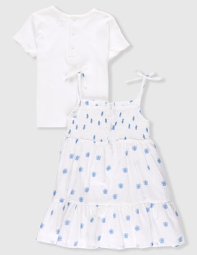 Conjunto vestido Mon Caramel para bebé niña