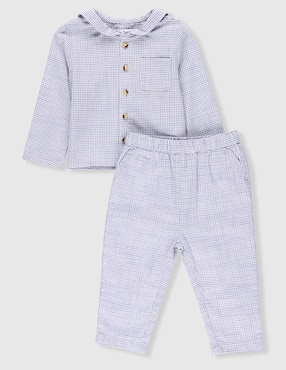 Conjunto Mon Caramel de algodón para bebé niño