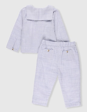 Conjunto Mon Caramel de algodón para bebé niño