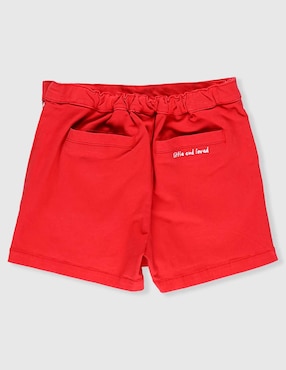 Falda short Mon Caramel de algodón para bebé niña