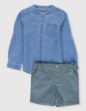 Conjunto Mon Caramel de algodón para bebé niño