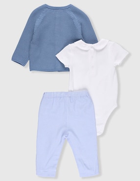 Conjunto Mon Caramel de algodón para bebé niño