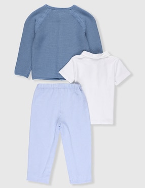 Conjunto casual Mon Caramel de algodón para bebé niño