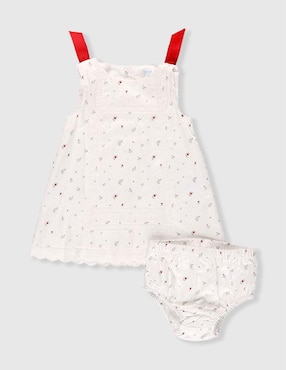Vestido con calzón Mon Caramel Collection para bebé niña