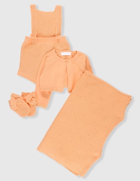 Set bebé Mon Caramel Collection para bebé niña