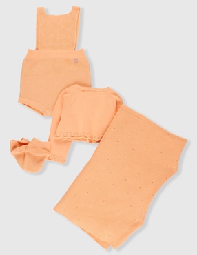 Set bebé Mon Caramel Collection para bebé niña