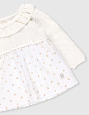 Vestido con calzón Mon Caramel Collection para bebé niña