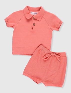 Conjunto casual Mon Caramel para bebé niña