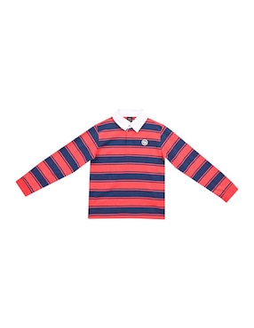 Playera tipo polo Ferrioni Blaha de lino para bebé niño