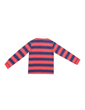 Playera tipo polo Ferrioni Blaha de lino para bebé niño