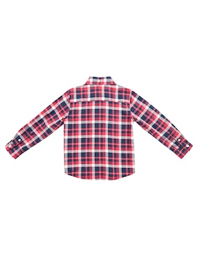 Camisa casual Ferrioni Alaymar de algodón manga larga para niño
