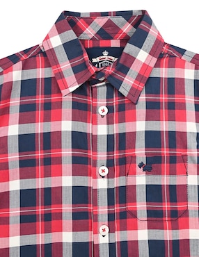 Camisa casual Ferrioni Alaymar de algodón manga larga para niño