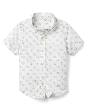 Camisa casual Janie And Jack de algodón manga corta para bebé niño